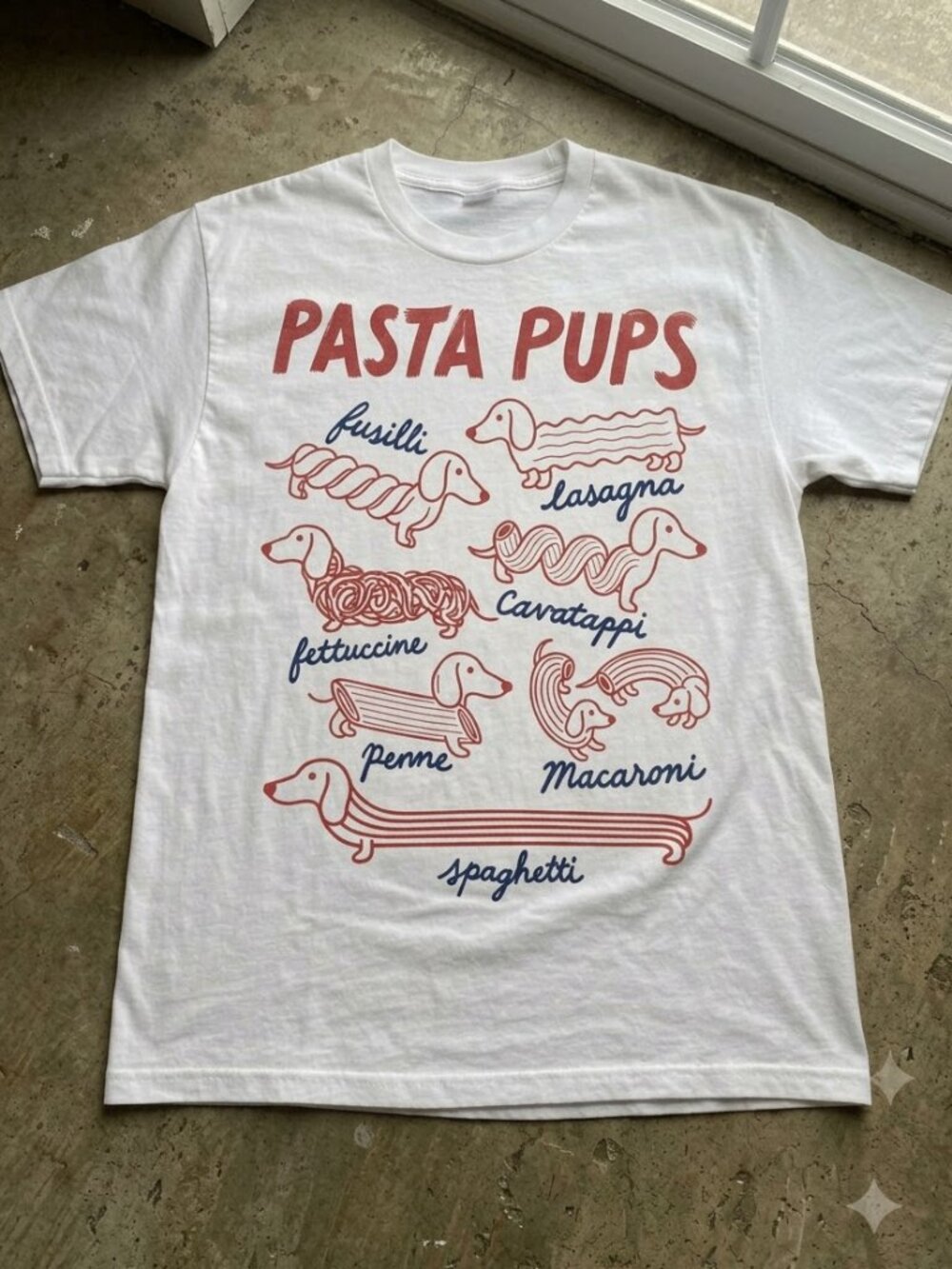 Pasta Pups Shirt, Funny Dachshund Tee, Weiner Dog Pasta Shirt